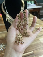 FAVOLOSI Orecchini Vintage Littman Jewelers Clip On Topazio Cristallo