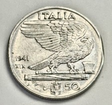 1941 Italy 50 Fifty Centesimi