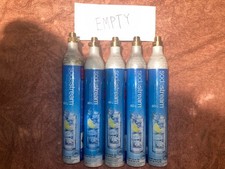 FIVE EMPTY SODASTREAM