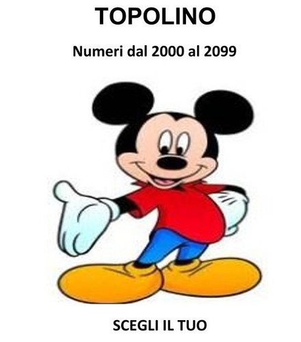 Topolino nuovi fascia 2000 - topolino,
