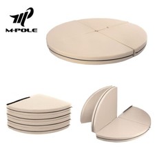 Materasso rotondo per pole dance M-pole, diametro 150 cm, spess. 10 cm, beige