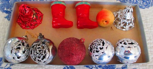 Ornamenti vintage plastica - vintage,