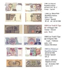 2000 1000 500 LIRE MARCONI