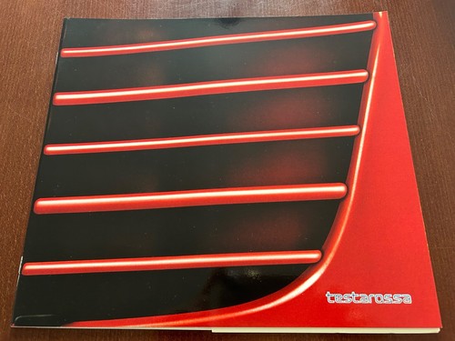 Brochure ferrari testarossa - brochure,