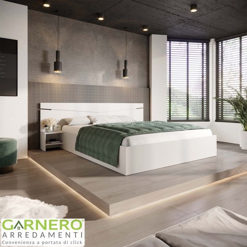 Letto matrimoniale contenitore