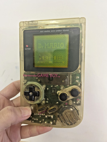 Game boy classic clear play - game, it