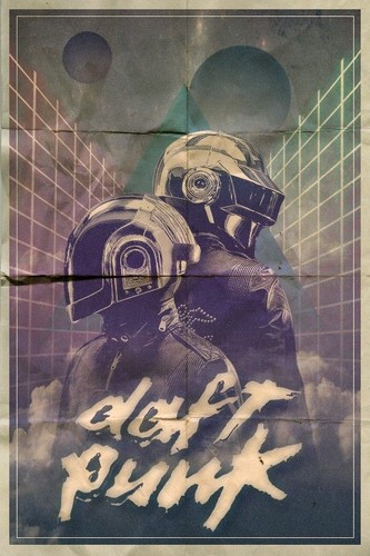 Poster film daft punk helmets - film,