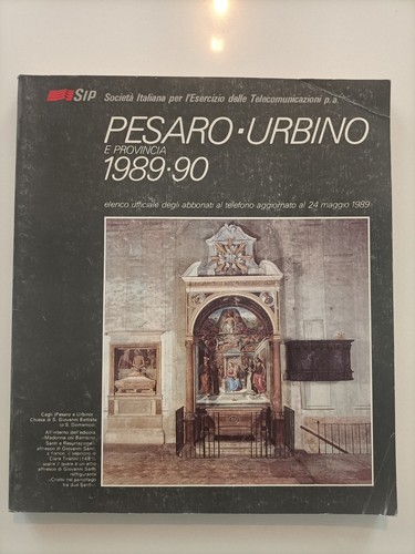 Elenco telefonico sip - telefonico, pesaro