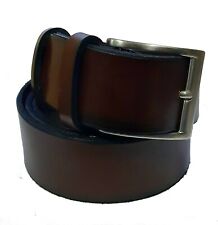 CINTURA UOMO CUOIO MARRONE TESTA DI MORO ARTIGIANALE MADE IN ITALY