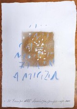 PIANEZZOLA POMPEO (Nove, 1925 - 2012) IL TEMPO DELL'AMICIZIA tecnica mista su ca