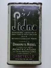 VECCHIA LATTA POLVERE DA SPARO