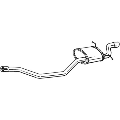 Silenziatore bosal adatto per - bosal,
