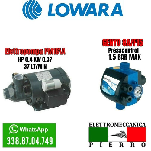 Elettropompa pompa lowara pm16 - elettropompa,