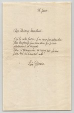 Léon gischia lettre - léon,