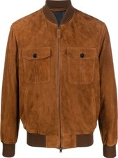 BRIONI CASHMERE SUEDE LEATHER
