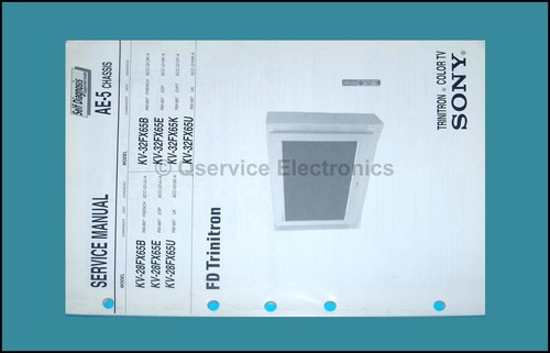 Sony 28fx65 32fx65 - kv-32fx65, crt