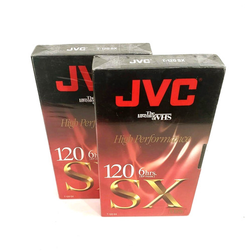 Jvc 120 vhs set 2 - jvc, sx