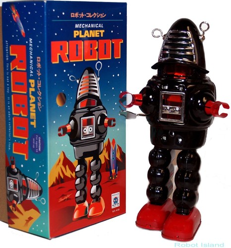 Planet robot tin - robot,