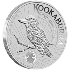 Moneta argento kookaburra - moneta, 2025