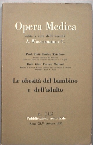 Obesita del bambino - del, dell