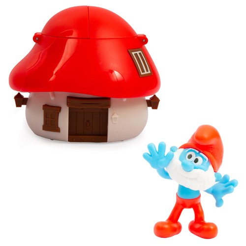Puffi casa fungo con 1 - puffi,,
