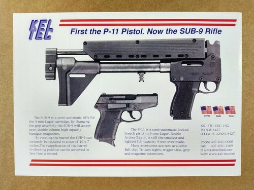 Pubblicità kel tec sub - kel-tec, 1997