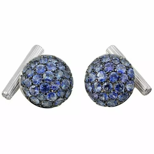 Set micro pavè zaffiro blu