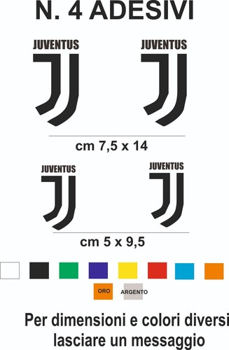 Adesivi juventus calcio juve - juventus,