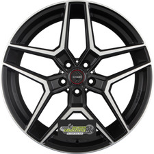 Momo RF06 smalto nero opaco 8,5x20 ET40 - LK5/112 ML66,6 cerchio alluminio