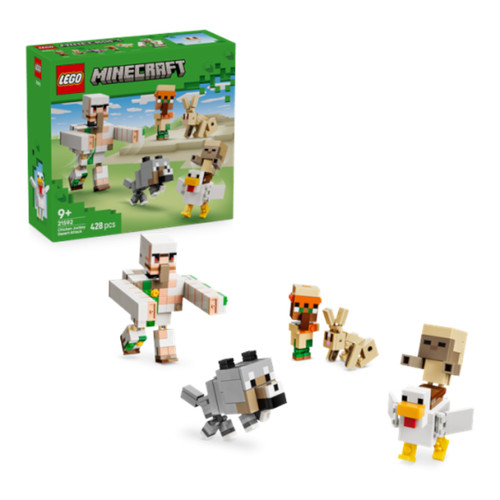 Lego minecraft 21592 attacco - minecraft,