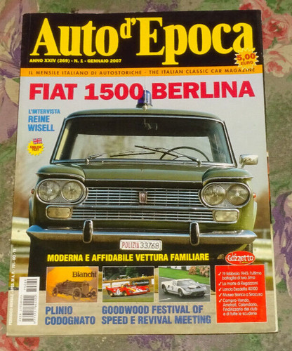 Auto epoca gennaio 2007 - d'epoca,
