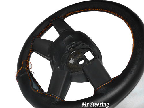 Volante pelle nera cover - in,