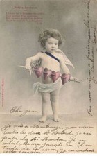 Angeli Ab #MK19 Ange Cherubino Piccoli Amours Cuori Pierce Da Una Freccia