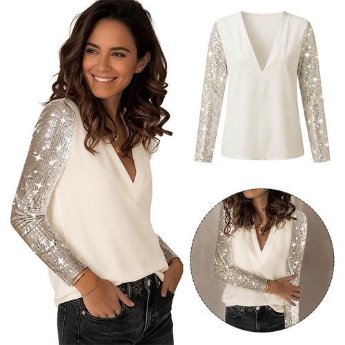Camicetta donna paillettes