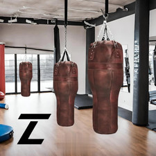Sacco da boxe in pelle bovina
