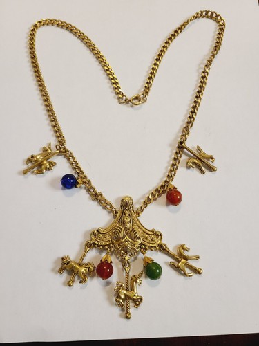 Collana vintage tono oro - collana,