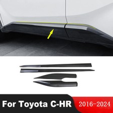 Per Toyota CHR C-HR 2016-2024 Modanatura Corpo Porta Laterale Auto in Fibra di Carbonio