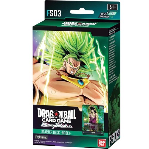 Fs03 starter deck broly dragon - starter,