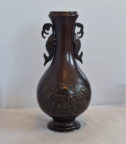 Antico vaso scultura bronzo