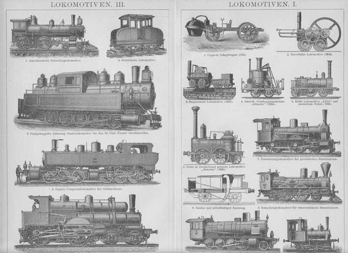 Locomotive locomotiva vapore - locomotive,