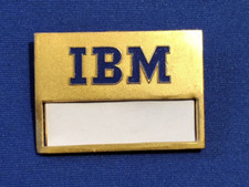 SPILLA BADGE IBM VINTAGE TARGHETTA RETROCOMPUTER PINS RETROPC DOS WIN AS 400 X86