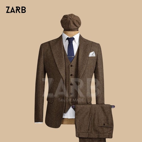Tuta peaky blinders marrone - tuta,