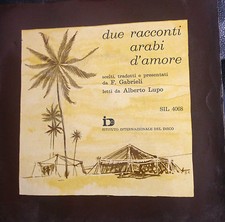 DUE RACCONTI ARABI D'AMORE -