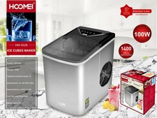 Macchina Per Ghiaccio 100 W Fabbricatore Cubetti Bar Acciaio Inox 12 KG Giorno 