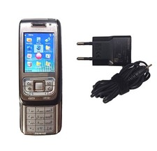 NOKIA E65-1, MARRONE, FUNZIONANTE CON CARICABATTERIA