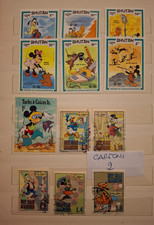 2 - LOTTO FRANCOBOLLI TEMATICA CARTONI ANIMATI