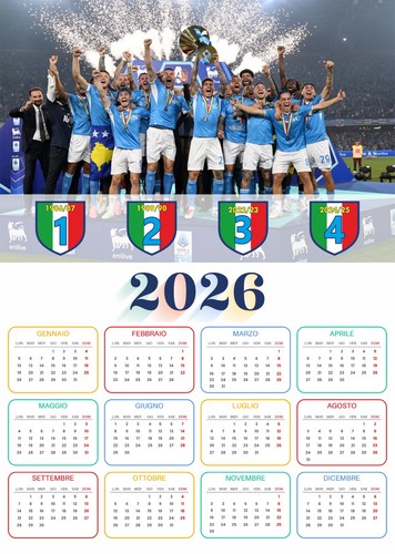 Calendario 2026 napoli - calendario,