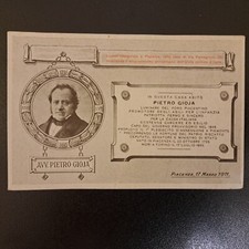 Cartolina antica celebrativa