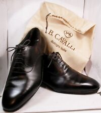 ELEGANTI SCARPE FRANCESINE ARTIGIANALI "B. CAVALLI" BOLOGNA, NO JOHN LOBB.