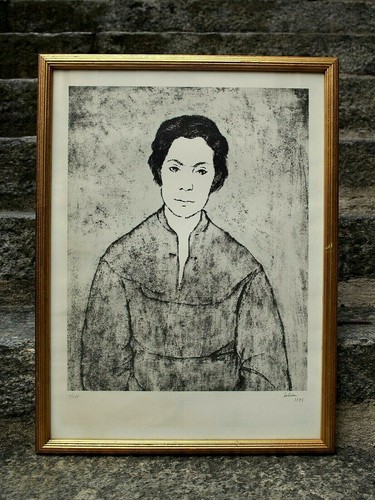 Disegno stampa firmata luciano - disegno,